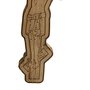 5. Dřevěný nástěnný artefakt, náboženský symbol Kříž s Ježíšem