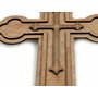 4. Dřevěná dekorace na stěnu, Křesťanský Kříž nr. 01