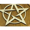 3. Dřevěný Artefakt, symbol Pentagram