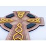 4. Dřevěný nástěnná dekorace, artefakt Keltský Kříž