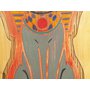 3. Nástěnná umělecká dekorace, dřevěný obraz bohyně Bastet