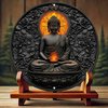 3. Plechová cedule s 2D tiskem, motiv Buddha