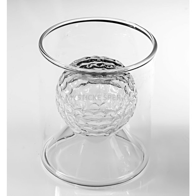 Sklenice na alkohol, Panák. Motiv Golf