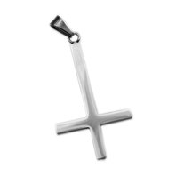 Přívěsek chirurgická ocel, Obrácený kříž