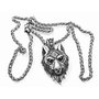 2. 1. Mystické šperky. Přívěsek z anglického cínu Hlava vlka s Vlčím symbolem