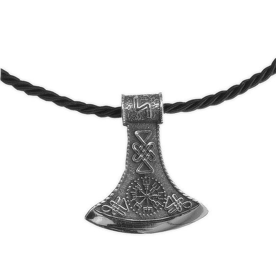 1. Mystické šperky. Přívěsek z chirurgické oceli Sekera Vikinga