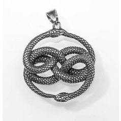amulet z chirurgické oceli Auryn / Quroboros
