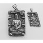 2,1. River šperky, oboustranný  přívěsek z chirurgické oceli s motivem Buddhy