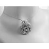 3. Amulet z anglického cínu - pewter, symbol Pentagramu