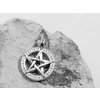 2. Amulet z anglického cínu - pewter, symbol Pentagramu