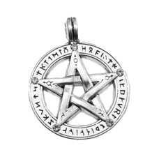 Ocelový přívěsek Pentagram nr. 018