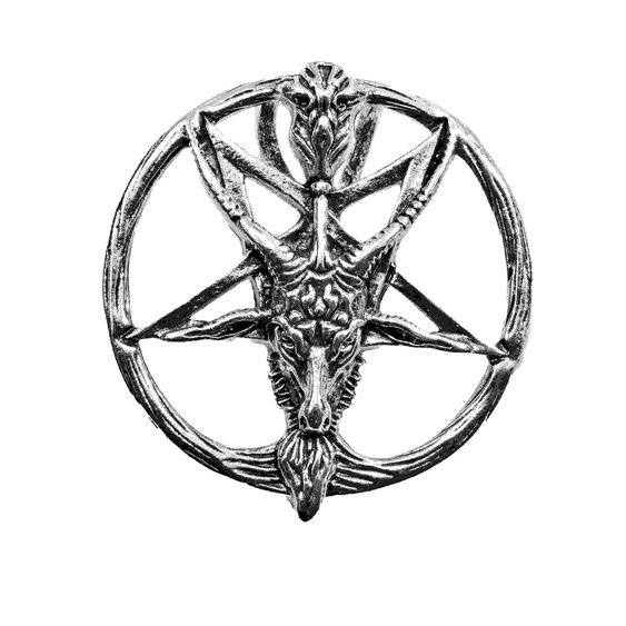 Amulet z chirurgické oceli Pentagram Baphomet