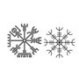 Symbol Vegvísir & Aegishjalmur