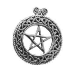 Stříbrný přívěsek Pentagram No. 01