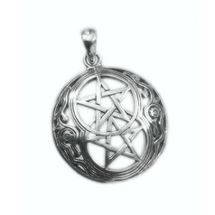 Stříbrný přívěsek Dvojitý Pentagram