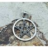 2. 1. Mystické šperky. Stříbrný ochranný amulet, přívěsek Pentagram no. 012