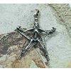 2. 1. Mystické šperky. Stříbrný přívěsek Pentagram s kostrou - Agrippuv Pentagram