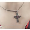 3.Přívěsek z Anglického cínu / pewter, Templářský kříž