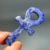 4. Amulet Ankh - Nilský kříž, přírodní drahokam Lapis Lazuli