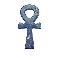 Amulet Ankh - Nilský kříž, přírodní drahokam Lapis Lazuli