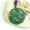 3. Přívěsek Jin Jang, přírodní drahokam Jadeit