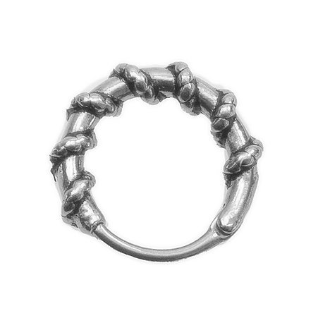 1.  Unisex ocelová náušnice, Kroužek 03