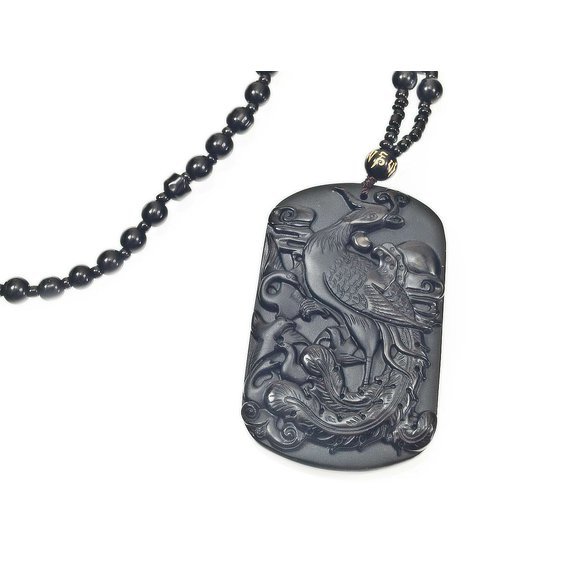 Amulet z Obsidiánu, bájný pták Fénix