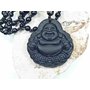 3. Amulet z Obsidiánu motiv Buddhy