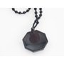 3. 1. Přívěsek z přírodního kamene, Obsidián symbol Jing Jang