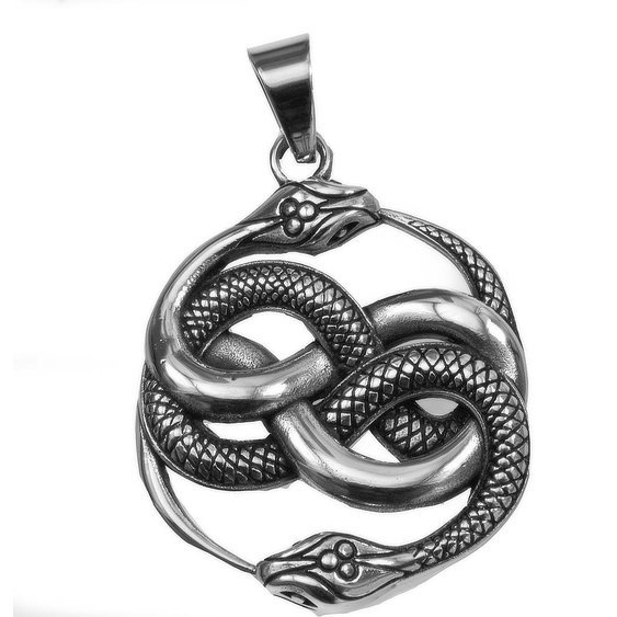Ocelový přívěsek symbol Hadů