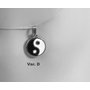 12. Amulet z chirurgické ocel, symbol Jing Jang, jedna z variant