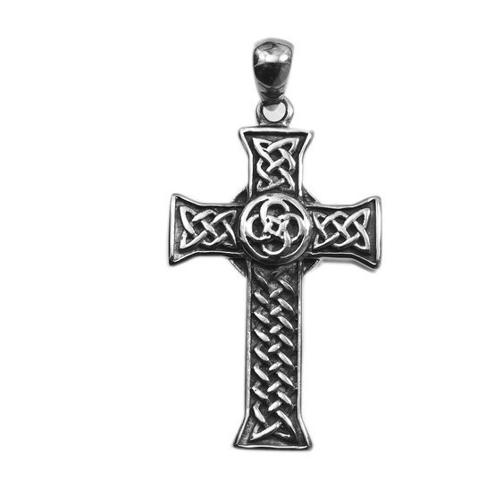 1. Ocelový přívěsek Keltský Kříž