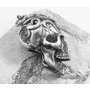 3. Masivní, výrazný ocelový přívěsek Lebka Darknide