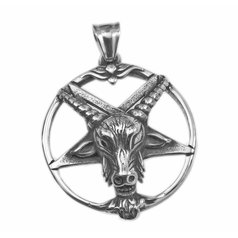 Přívěsek Obrácený Pentagram Baphomet nr. 03
