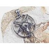 2. Ocelový přívěsek, Obrácený Pentagram s Bafomet