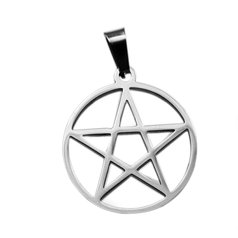 Ocelový přívěsek Pentagram