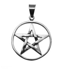 Ocelový přívěsek Pentagram no. 03