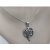 3. Ocelový amulet, Pentagram s Hadem