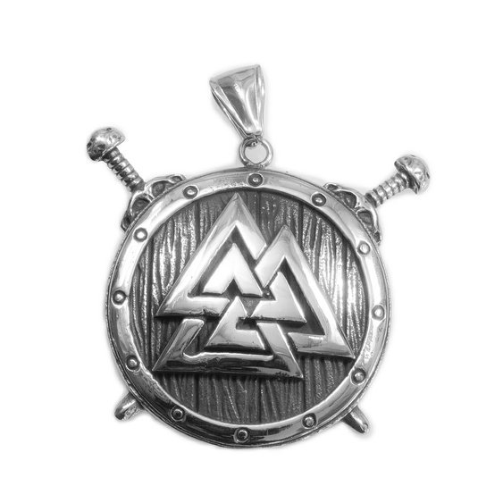 Amulet z chirurgické oceli keltský Erb  Valknut