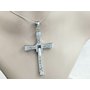 3. Mystické šperky. Přívěsek chirurgická ocel a zirkony, Kříž Rychle a zběsile