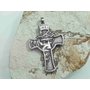 2. Mystické šperky. Přívěsek z chirurgické oceli, Kříž s Ježíšem