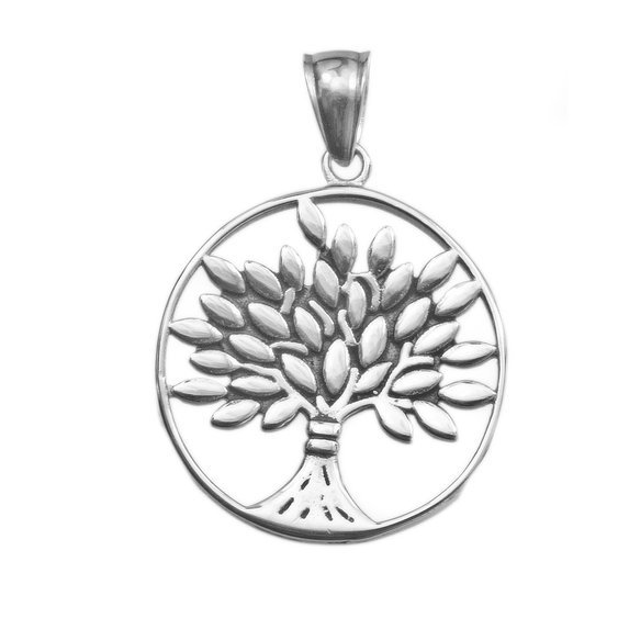Mystické šperk. Přívěsek z chirurgické oceli , mýtický symbol Strom života 016