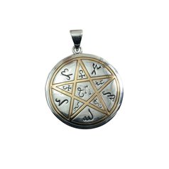 Stříbrný přívěsek Pentagram nr. 019