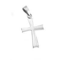 Stříbrný přívěsek - Křesťanský kříž V.