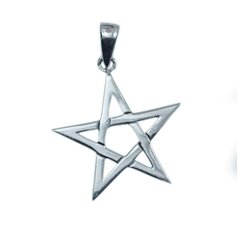 Stříbrný přívěsek Pentagram no. 015