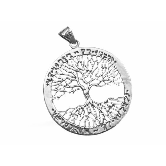 Mystické šperky. Stříbrný přívěsek Strom života 06